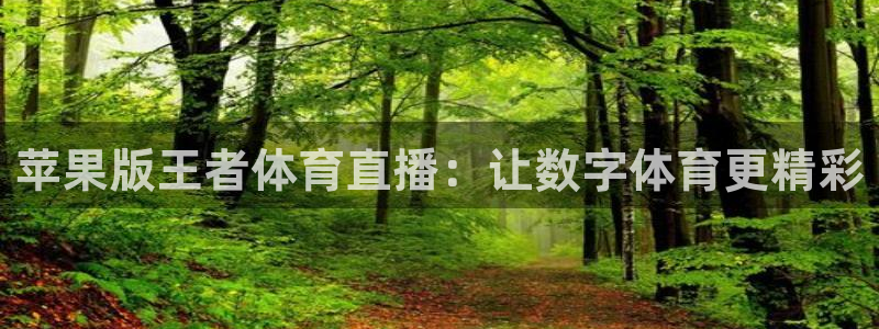 苹果版王者体育直播：让数字体育更精彩